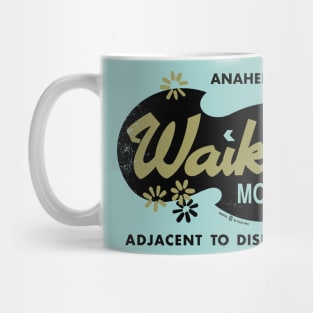 Vintage Retro Waikiki Motel Anaheim Mug